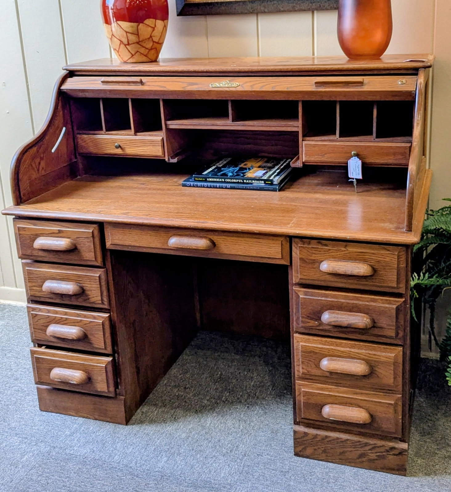 ROLL TOP DESK – The Carriage Trade Furniture
