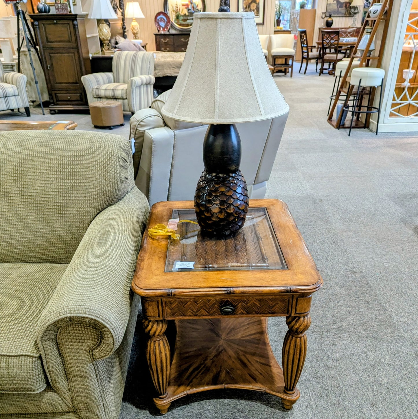 COFFEE & 2 END TABLES SET