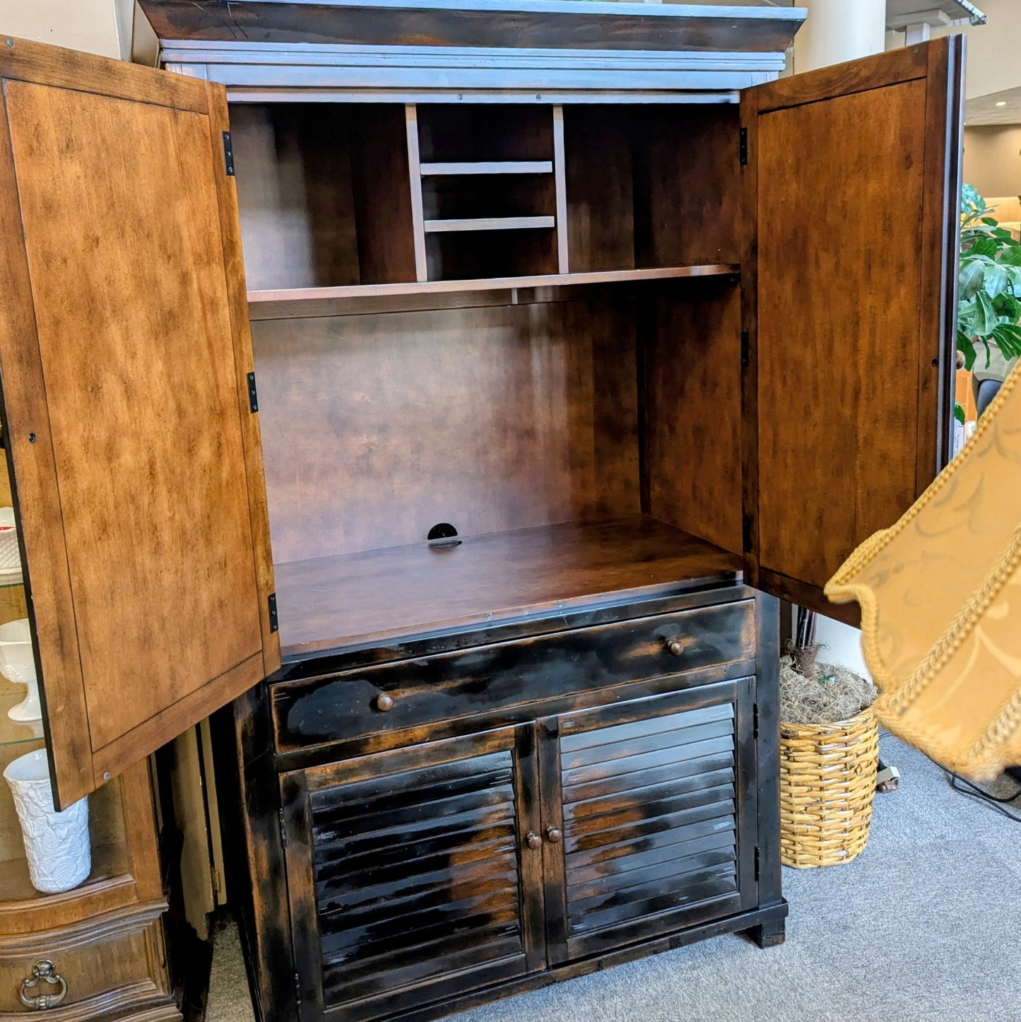 POTTERY BARN ARMOIRE