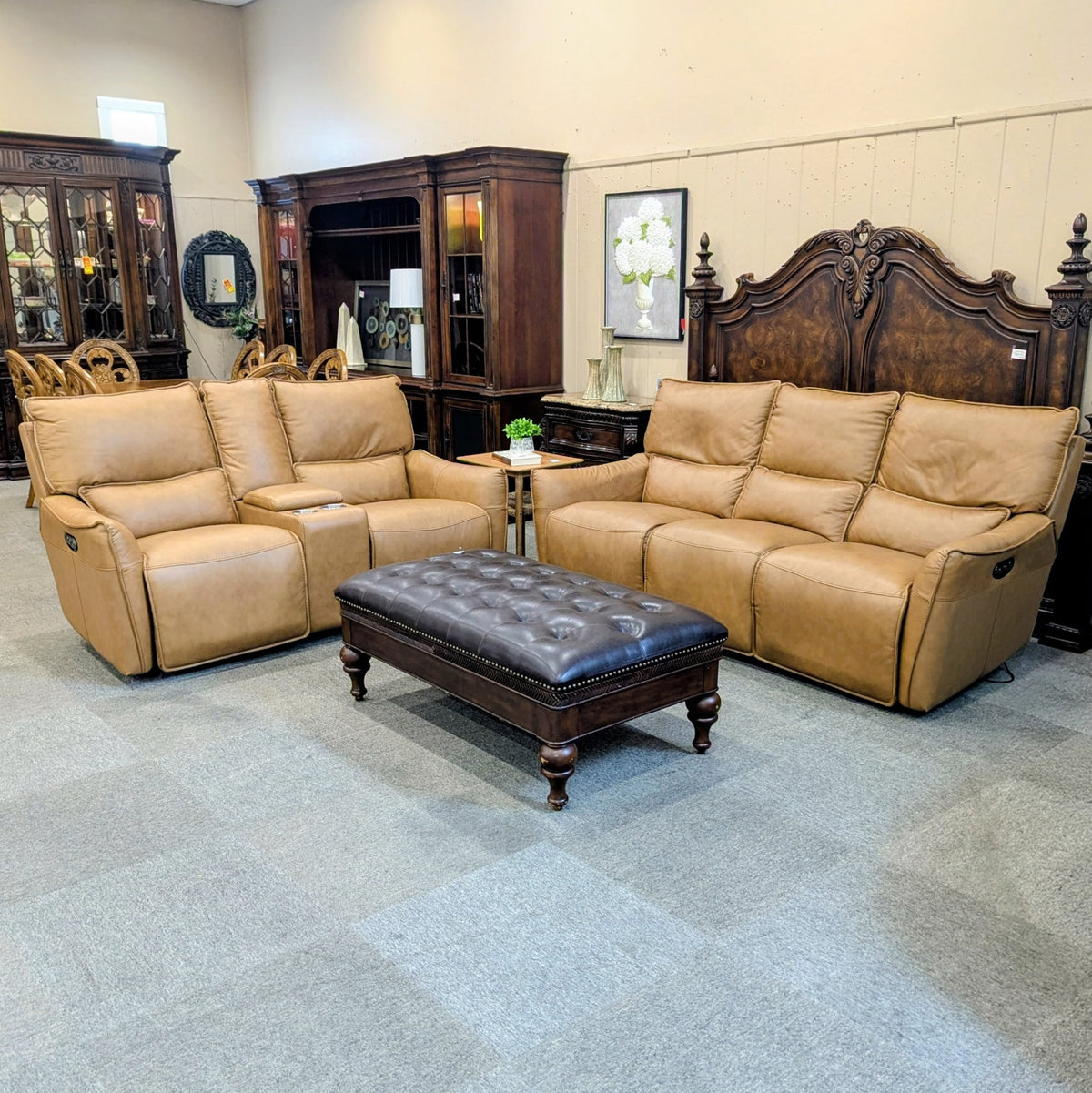 LEATHER ITALIA USA SET