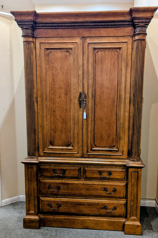 HICKORY WHITE ARMOIRE