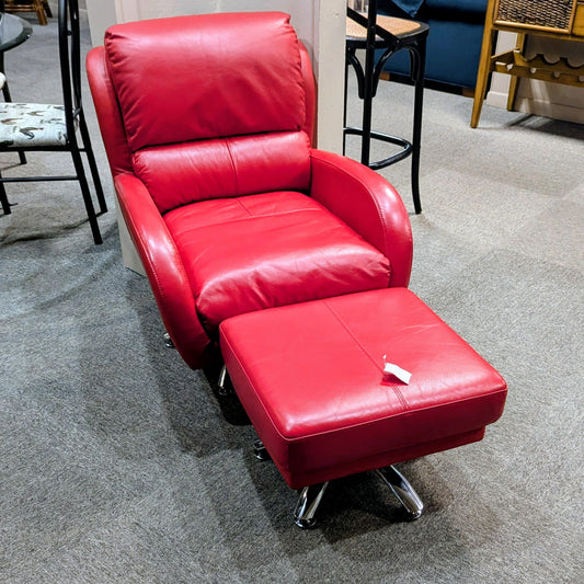 CHAIR W/OTTOMAN
