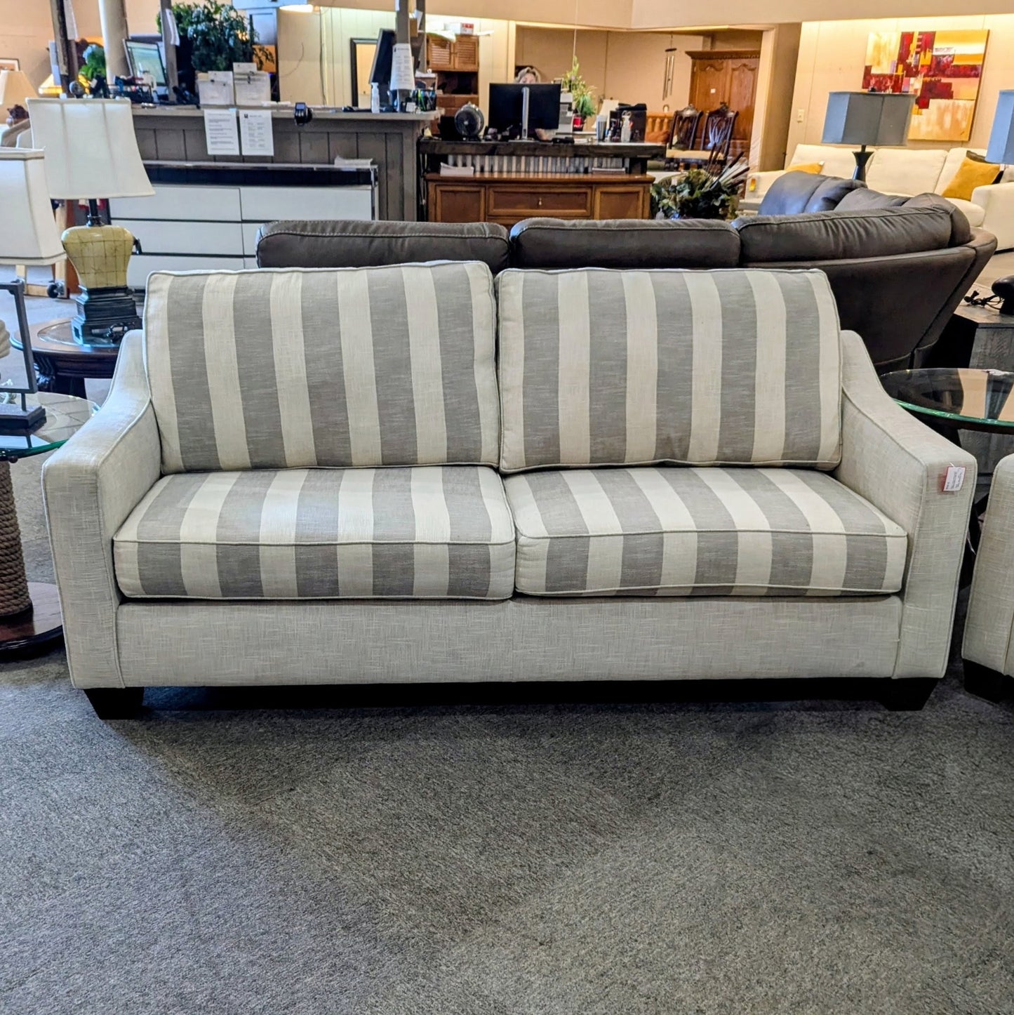 SOFA & CHAIR W/OTTOMAN